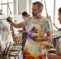 Full-Color Poly Canvas Apron